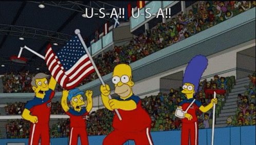 Homer Simpson Usa Homer Simpson Usa | GIF | PrimoGIF
