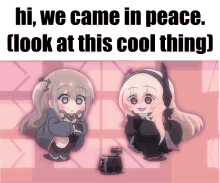 We Came In Peace Girls Frontline Chibi GIF - We Came In Peace Girls Frontline Chibi Girls Frontline Anime GIFs