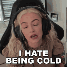 I Hate Being Cold Mimi GIF - I Hate Being Cold Mimi Michaela Lintrup GIFs