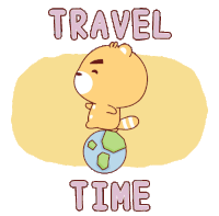 Airplane Travel Sticker - Airplane Travel Travel Time Stickers