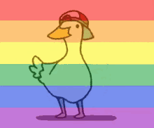 Duck Pride GIF - Duck Pride GIFs