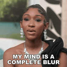 My Mind Is A Complete Blur Danielle Miller GIF - My Mind Is A Complete Blur Danielle Miller Basketball Wives Orlando GIFs