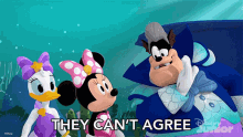 They Cant Agree Minnie Mouse GIF - They Cant Agree Minnie Mouse Daisy Duck GIFs