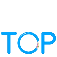 a blue tcp logo with a wifi symbol