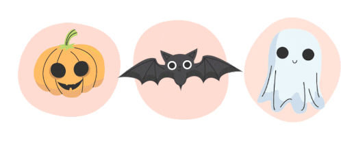 Bat Pumpkin Sticker - Bat Pumpkin Ghost Stickers