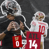 Atlanta Falcons (14) Vs. San Francisco 49ers (0) First-second Quarter Break GIF - Nfl National Football League Football League GIFs