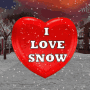 I Love Snow Luv Snow GIF - I Love Snow Luv Snow Snow Play GIFs