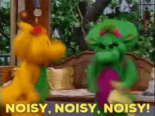 Barney And Friends Bj GIF - Barney And Friends Bj Noisy GIFs