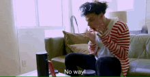 No Way Yungblud GIF - No Way Yungblud Stay Home With GIFs
