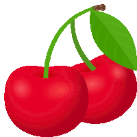 Cherries Food Sticker - Cherries Food Joy Pixels Stickers