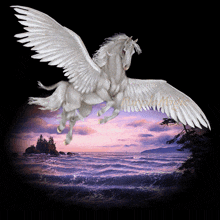 Pegasus Horse GIF - Pegasus Horse Flying Horse GIFs