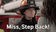 Maya Bishop Miss Step Back GIF - Maya Bishop Miss Step Back Step Back GIFs