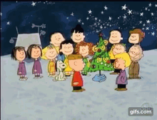 A Charlie Brown Christmas Tree GIF