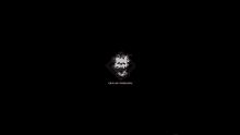 a black and white image of a skull on a black background