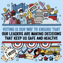 Voting Is Our Way To Ensure That Our Leaders Are Making Decisions That Keep Us Safe And Healthy GIF - Voting Is Our Way To Ensure That Our Leaders Are Making Decisions That Keep Us Safe And Healthy Voting Rights GIFs