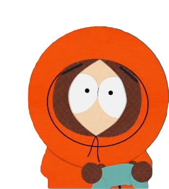 Playing Video Games Kenny Mccormick Sticker - Playing Video Games Kenny Mccormick South Park Stickers