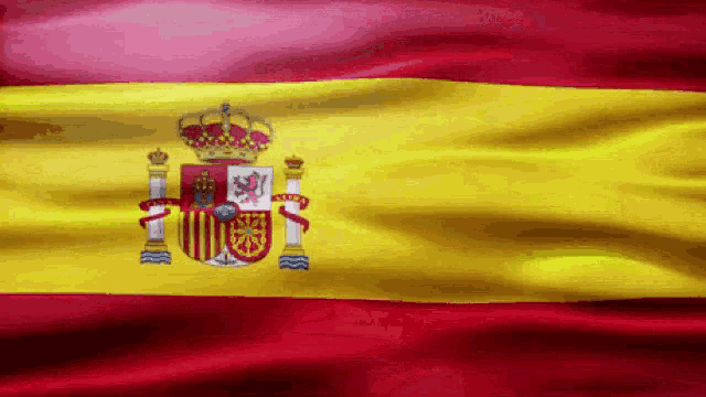 spanish flag waving