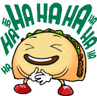 Hahaha Tacos Sticker - Hahaha Tacos Funny Stickers