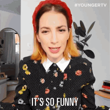 its so funny molly bernard younger its hilarious it was hysterical