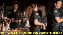 Station 19 Andy Herrera GIF - Station 19 Andy Herrera Oh Whats Going On Over There GIFs