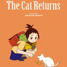 a poster for the movie the cat returns