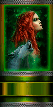 wolf in me wolf wolf lady firey