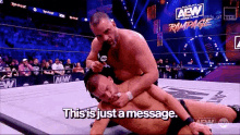 Eddie Kingston This Is Just A Message GIF - Eddie Kingston This Is Just A Message Send It To Your Boss GIFs
