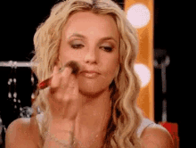 Britney Spears Okay GIF - Britney Spears Okay Blush On GIFs