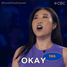 Okay Okay Tina GIF - Okay Okay Tina Family Feud Canada GIFs
