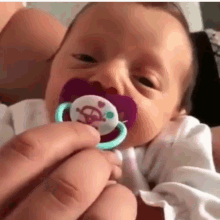 baby pacifier bad finger