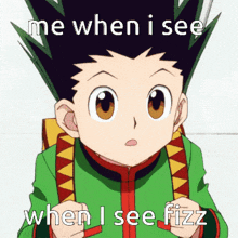 Me When I See Fizz Gon Freecss GIF - Me When I See Fizz Gon Freecss Hxh GIFs