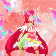 Cure Flamingo Victory GIF - Cure Flamingo Victory Tropical Rouge GIFs