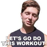 Lets Go Do This Workout Brandon William Sticker - Lets Go Do This Workout Brandon William Lets Do This Exercise Stickers