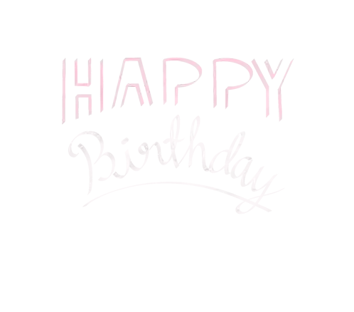 Birthday Happy Birthday Sticker - Birthday Happy Birthday Animated Text Stickers