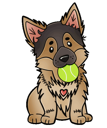 Dog Dog Ball Sticker - Dog Dog Ball Dog Play Stickers