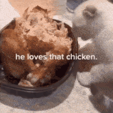 He Loves That Chicken Lyves GIF - He Loves That Chicken Lyves GIFs