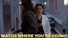 Greys Anatomy Amelia Shepherd GIF - Greys Anatomy Amelia Shepherd Watch Where Youre Going GIFs