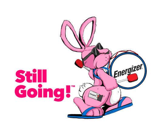 Still Going Energizer Bunny Sticker - Still Going Energizer Bunny Stickers