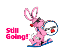 Still Going Energizer Bunny Sticker - Still Going Energizer Bunny Stickers