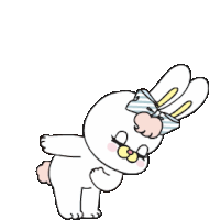Rico Bunny Sticker - Rico Bunny Bow Stickers