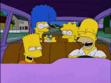 If You Lose Ll Kill You Simpsons Lose GIF - If You Lose Ll Kill You Simpsons Lose Homer Bart Car Laugh GIFs