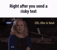 Risky Text Shouldnt Have Done That GIF - Risky Text Shouldnt Have Done That Feel Bad GIFs