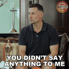 You Didnt Say Anything To Me Michael Hussey GIF