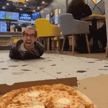 Crawling Pizza GIF - Crawling Pizza Scared GIFs