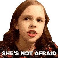 Shes Not Afraid Claire Crosby Sticker - Shes Not Afraid Claire Crosby The Crosbys Stickers