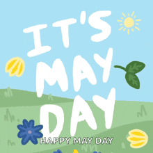 May Day Flowers GIF