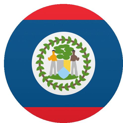 Belize Flags Sticker - Belize Flags Joypixels Stickers