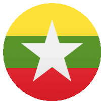 Myanmar Burma Flags Sticker