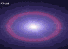 a purple background with a white burst of light coming out of it .
