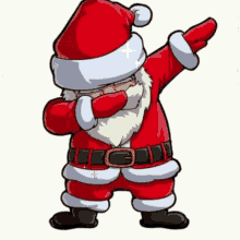 Merry Christmas Santa Claus GIF - Merry Christmas Santa Claus Dab GIFs